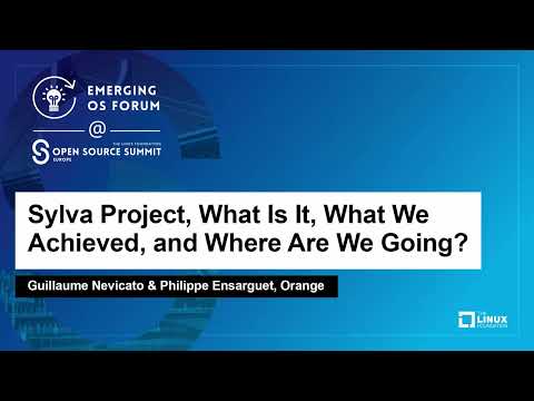 Sylva Project, What Is It, What We Achieved, and Where … – Guillaume Nevicato & Philippe Ensarguet
