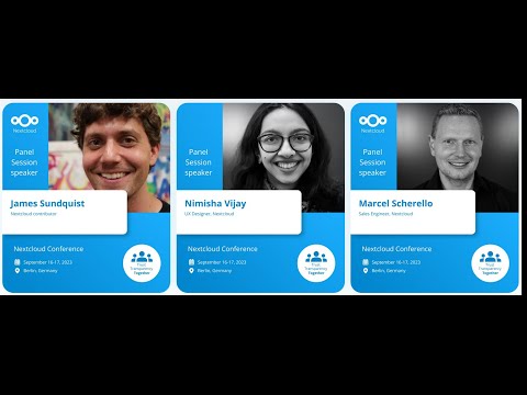 Panel Session: How to contribute? | Nextcloud Conference 2023