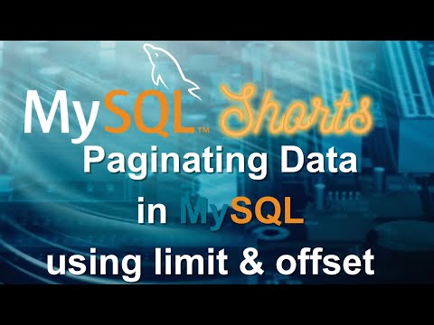 Episode-038 – Paginating Data in MySQL using limit and offset