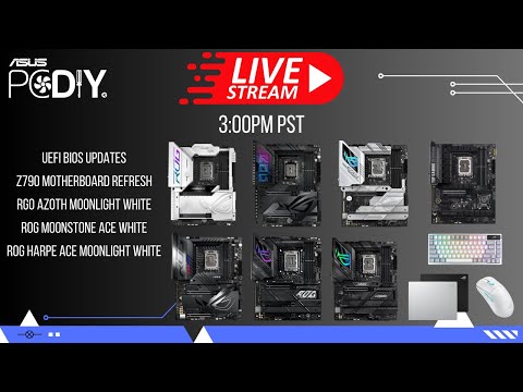 PCDIY Show #105 – Refresh Z790 Motherboards ROG MAXIMUS, ROG STRIX & TUF GAMING!