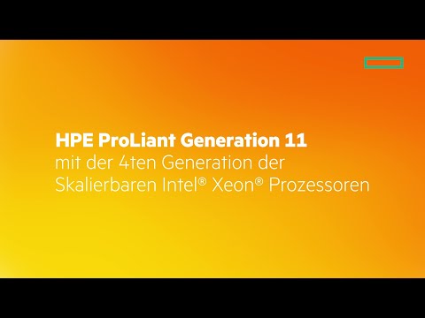 Warum auf die neuen HPE ProLiant Gen11 Server mit Skalierbaren Intel Xeon Prozessoren wechseln?