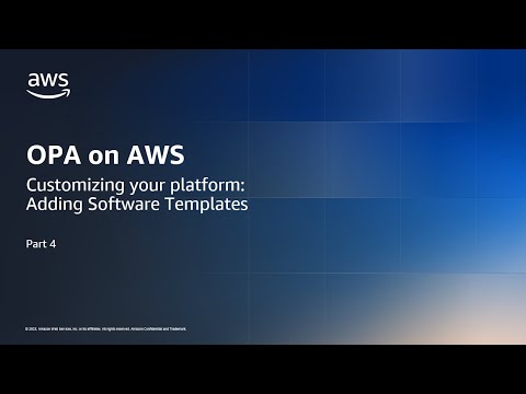 OPA on AWS. Part 4 – Deploy an Application to other Environments | Amazon Web Services