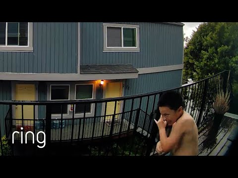 High Winds Did Not Deter This Boy From Playing Outside! | RingTV