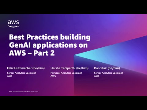 Best Practices for GenAI applications on AWS – Model Selection – Part 2 | Amazon Web Services