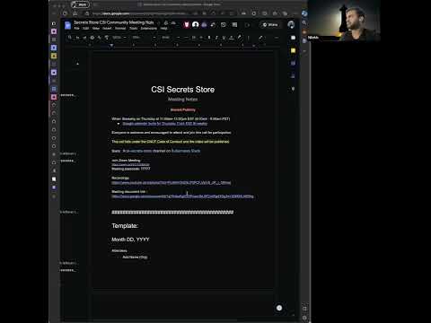 CSI Secrets Store Biweekly Meeting for 20231102