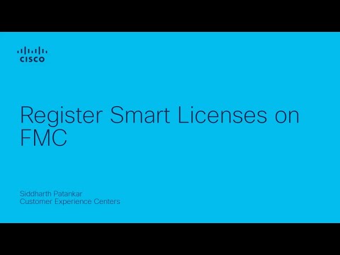 Register Smart Licenses on FMC
