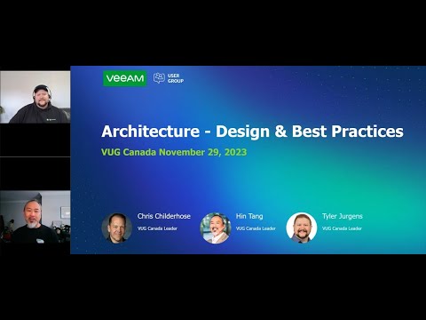 VUG Canada: Architecture – Design & Best Practices