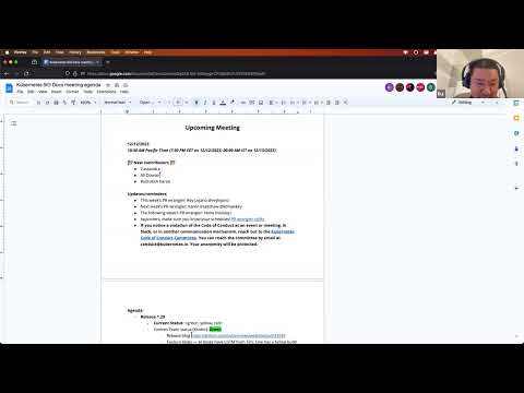 [SIG Docs] Bi-Weekly Community Meeting for 20231212