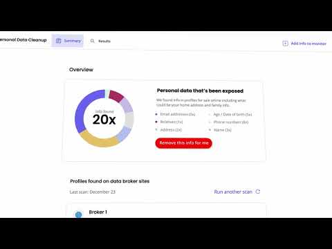 Introducing McAfee Personal Data Cleanup
