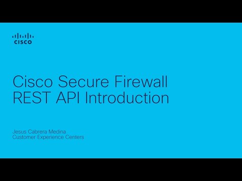 Cisco Secure Firewall REST API Introduction