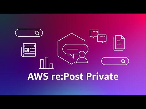 AWS re:Post Private | Amazon Web Services