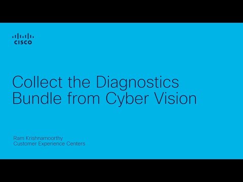Collect the Diagnostics Bundle from Cyber Vision