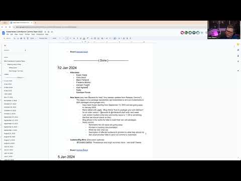 [SIG ContribEx] Weekly Contributor Comms Meeting for 20240112