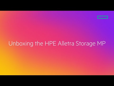 HPE Alletra MP Unboxing with Arrow ECS