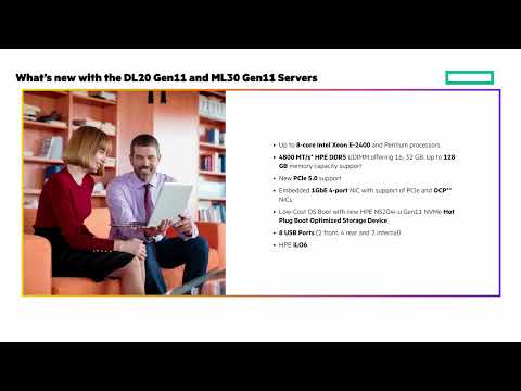 HPE ProLiant entry 1P servers | Chalk Talk