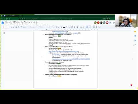 Kuberentes SIG Release Meeting for 20240131