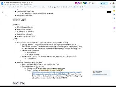 Multi-Network community sync for 20240221