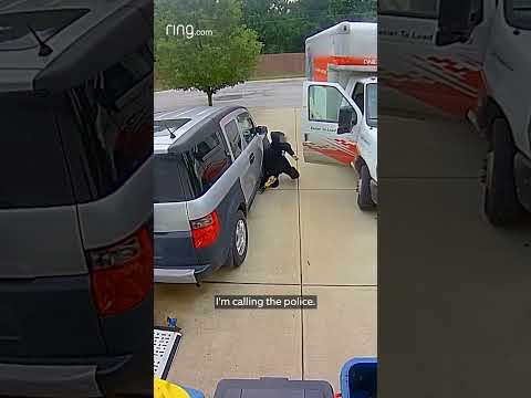 She stopped a catalytic converter theft with a demanding voice!