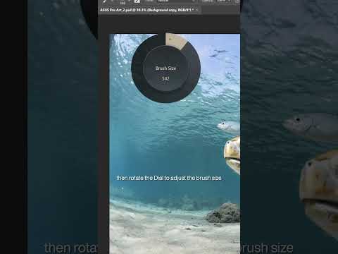 How to Create Enhanced Portrait – ASUS Dial & Control Panel | #shorts