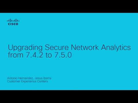Upgrading Secure Network Analytics from 7.4.2 to 7.5.0