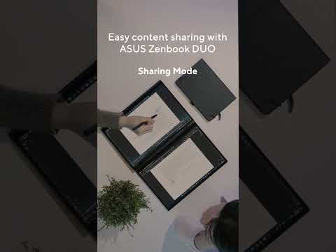 Take collaboration to the next level with #ASUS #Zenbook DUO’s Sharing mode! 💻 😎