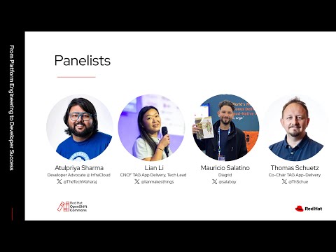 OpenShift Commons KubeCon EU Paris Panel: From Platform Engineering to Developer Success