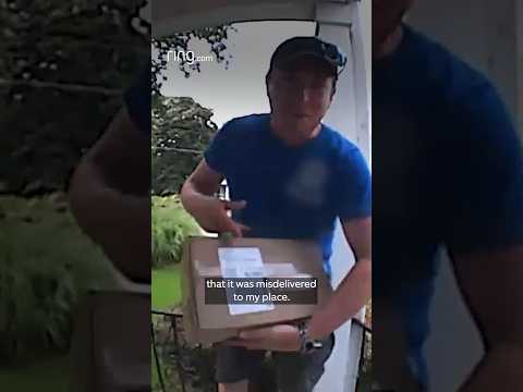 A misdelivered package leads to a new friendship! 💙 📦
