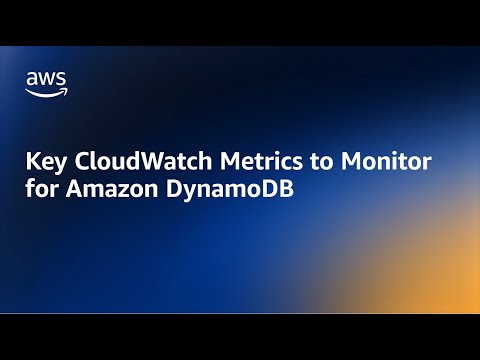 Monitoring Amazon DynamoDB Tables – Amazon DynamoDB Nuggets | Amazon Web Services