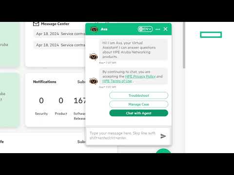 Award-winning self-service through the HPE Networking Support Portal