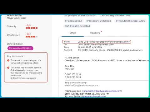 Barracuda Impersonation Protection | Conversation Hijacking