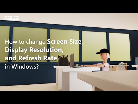 How to Change Screen Size, Display Resolution and Refresh Rate in Windows    | ASUS SUPPORT