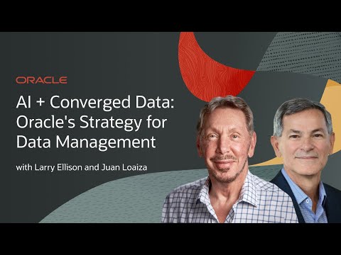 AI and Converged Data: Oracle’s Strategy for Data Management