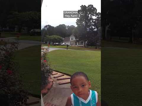 Grandma loves to use her Ring Doorbell to say hi!