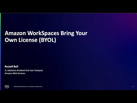 Create an Amazon WorkSpaces Bring Your Own License (BYOL) image with VMware Workstation