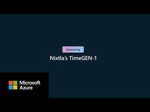 Nixtla TimeGEN-1 on Models as a service