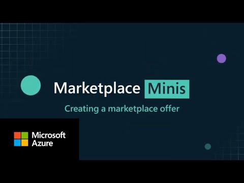 Marketplace Mini | Creating a marketplace offer