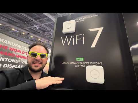 Our new #wifi7 Access Points debuting at #infocomm