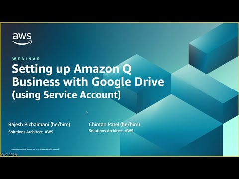 Setting up Google Drive as your data source for Amazon Q Business | Amazon Web Services