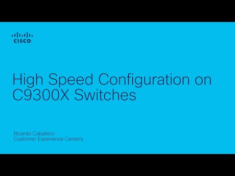 How to configure High Speed Stacking on Cisco Catalyst 9300X Series Switches