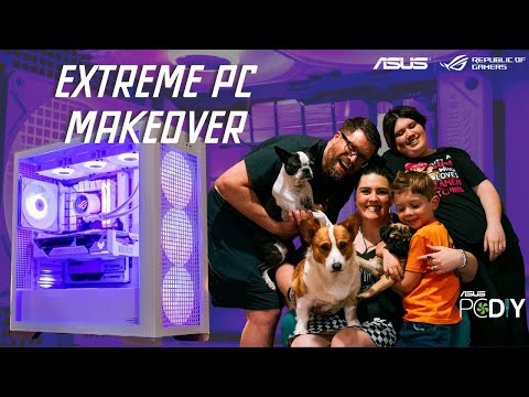 ASUS PC DIY | Step into the Future with Momma Peach’s Extreme PC Makeover