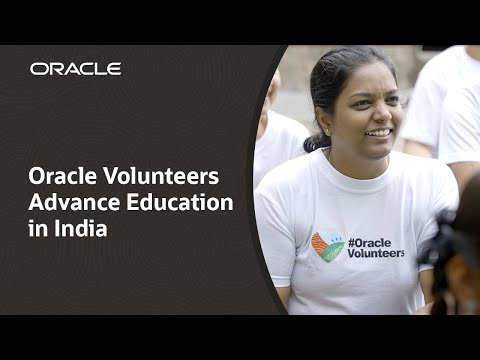 Oracle Volunteers Advance Education in India