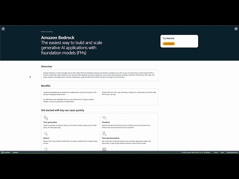 Demo – Amazon Bedrock Prompt Flows | Amazon Web Services