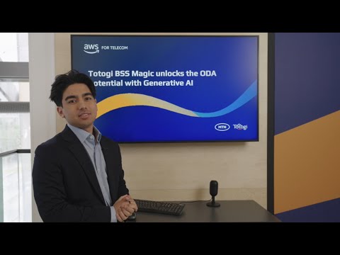 Totogi BSS Magic unlocks the ODA potential with generative AI | Amazon Web Services