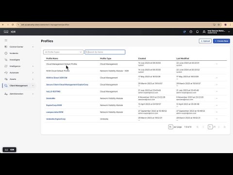 Cisco XDR Asset & Client Management