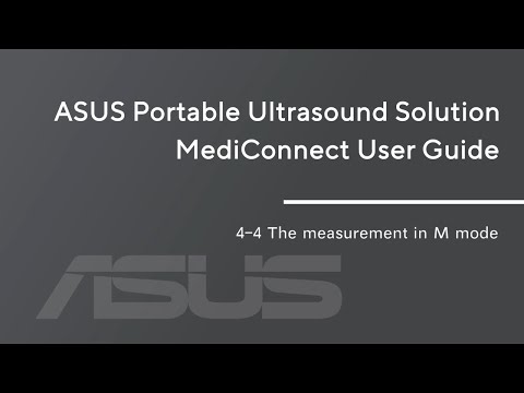 【ASUS Portable Ultrasound Solution LU700 Tutorial】4-4_The measurement in M mode