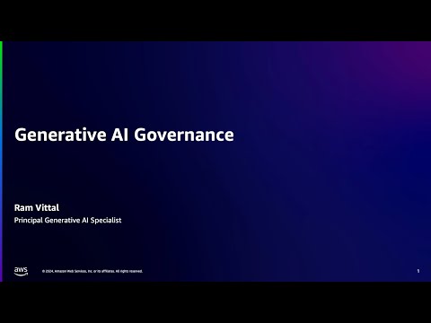 Generative AI Governance on Amazon SageMaker | Amazon Web Services