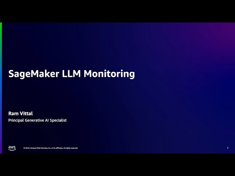 Foundation model monitoring on Amazon SageMaker | Amazon Web Services