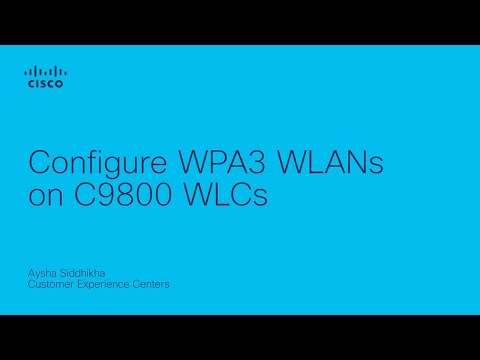 Configure WPA3 WLANs on C9800 WLCs