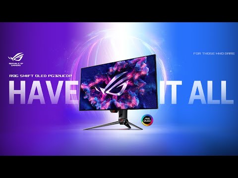 ROG Swift OLED PG32UCDP – Dual-Mode 32″ OLED Gaming Monitor