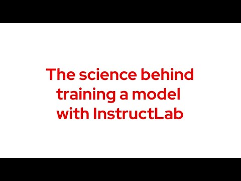 The science behind training a model with InstructLab